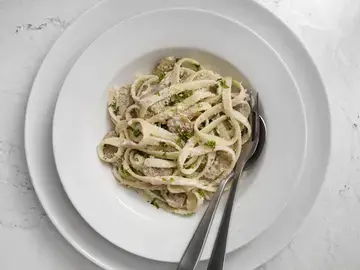 chicken alfredo w peppers