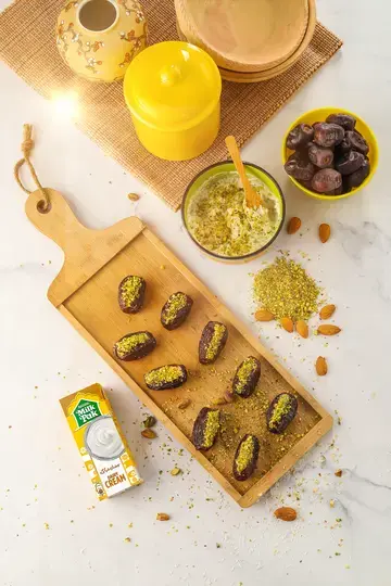 cream stuffed dates