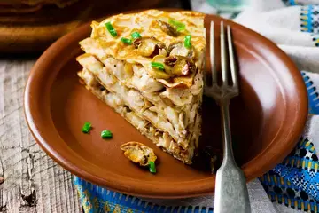 Chicken and Mushroom Pasta Bake