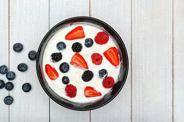 creamy fruits