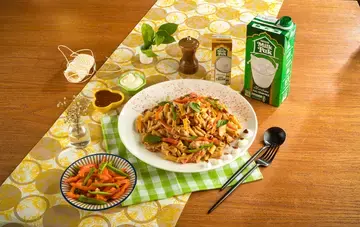 Creamy Chicken Fajita Pasta