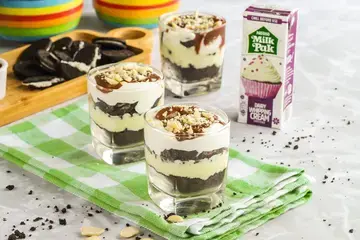 Cookies and Cream Custard cups