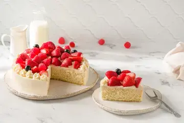 White Forest Cake