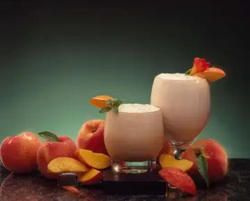 Peach Melba Latte