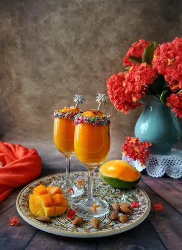 fizzy mango lassi