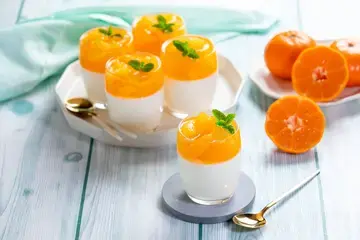 Orange Flavored Custard Sweet