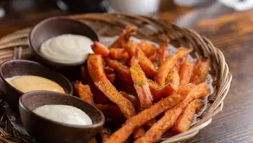 Air Fryer Crispy Sweet Potato Sticks