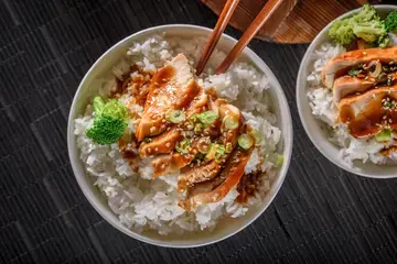 Asian Chicken Rice Bowl