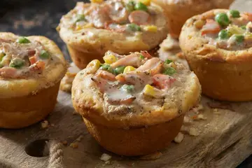 Chicken and Cheese Muffins