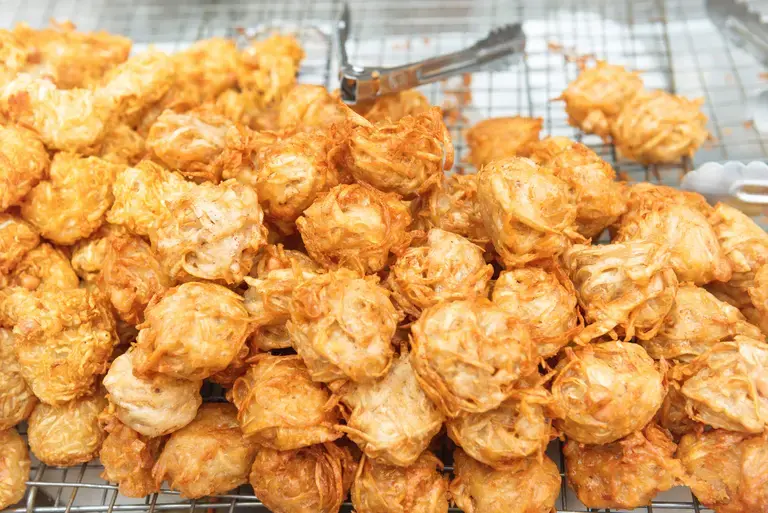 cheese and noodle balls