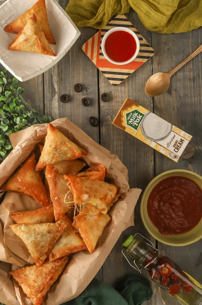 pizza samosa