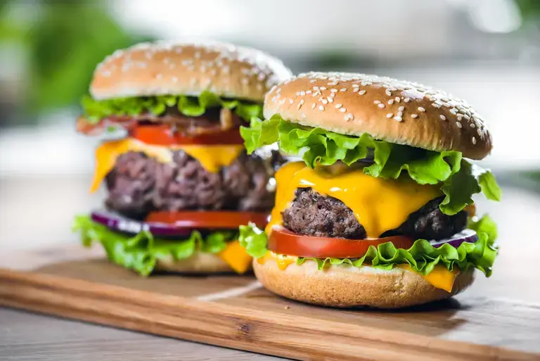 Simple Homemade Burger