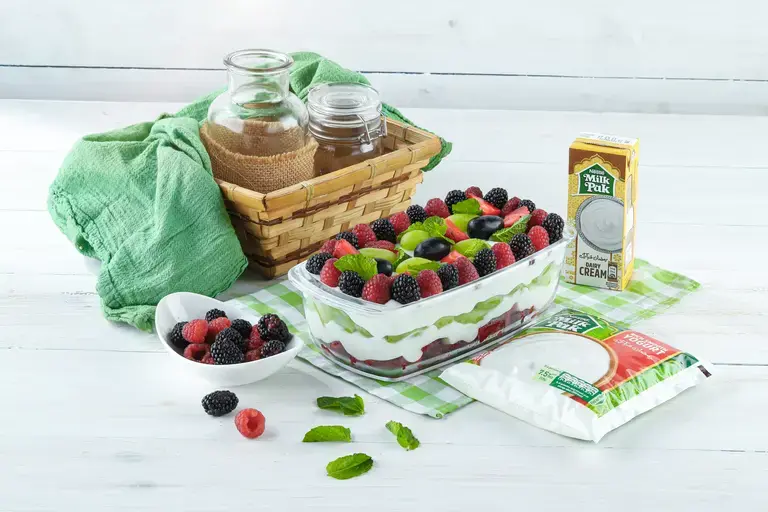 cream fruit delight