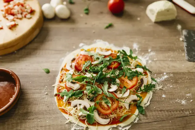 home made pizza