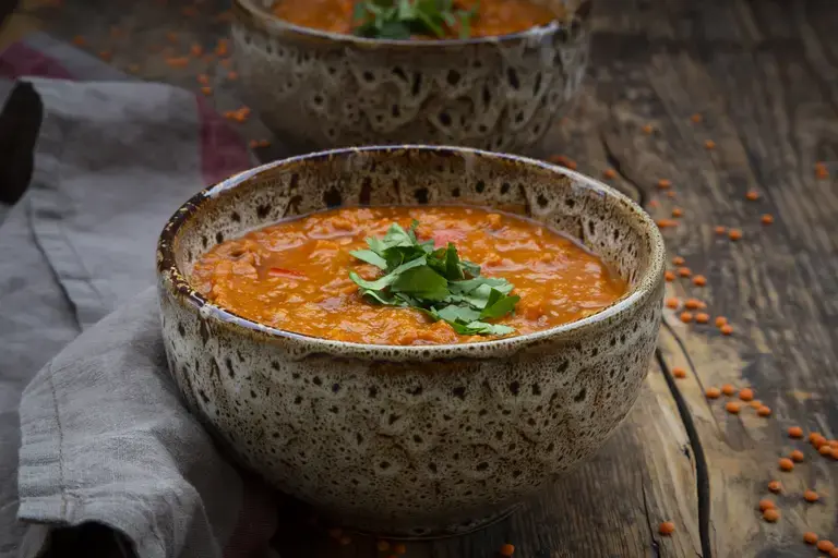 Red lentil daal