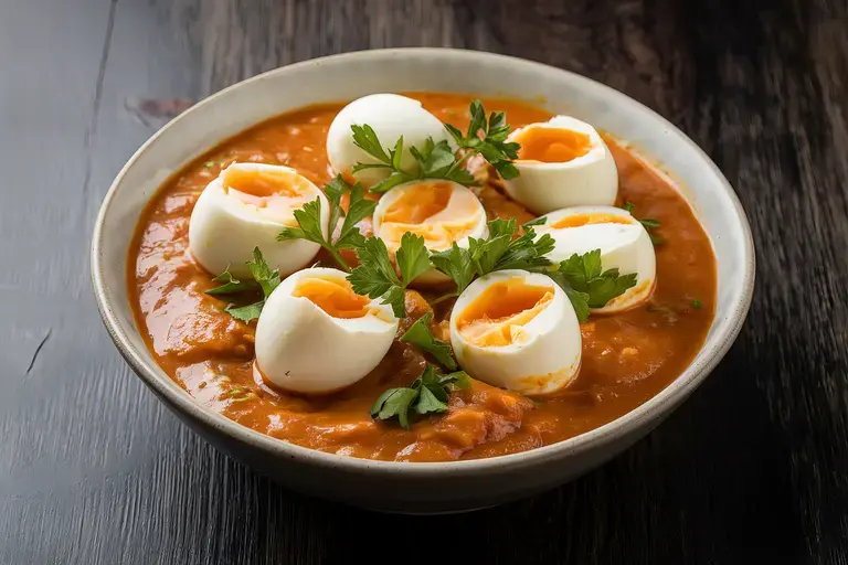 Easy Anda Chana Recipe