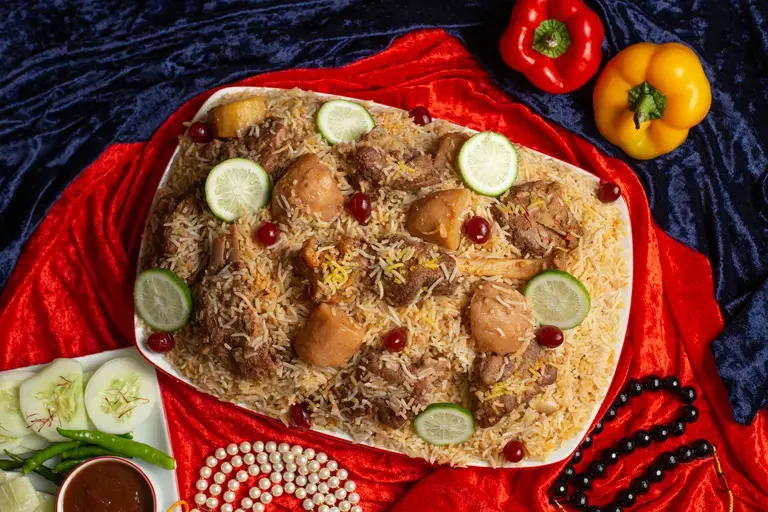 chicken white biryani