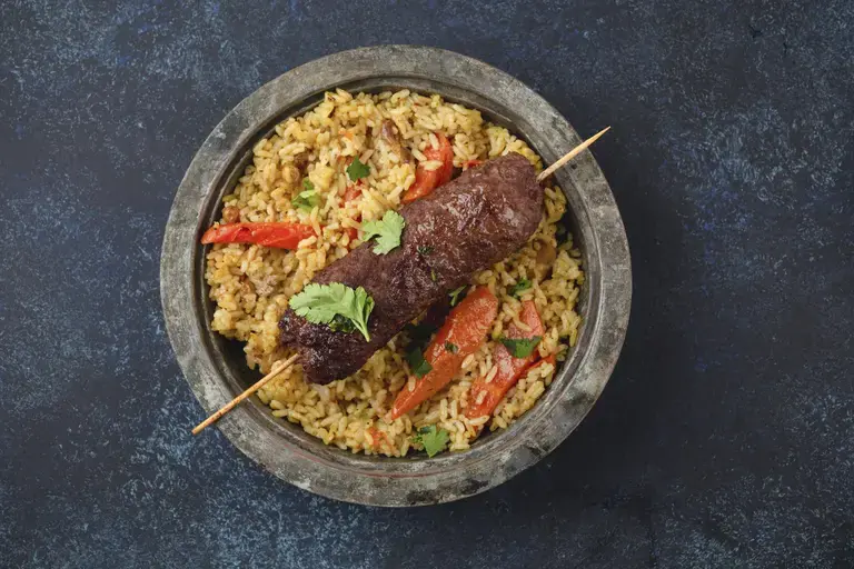 Seekh Kebab Biryani