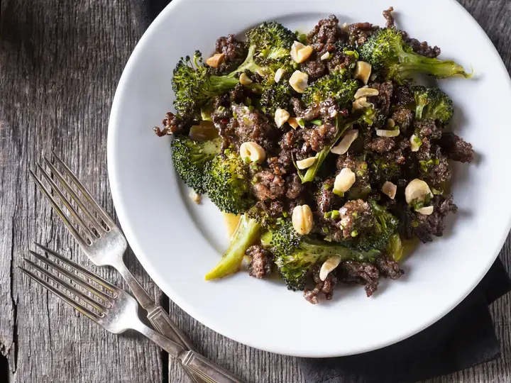 Minced Beef and Broccoli