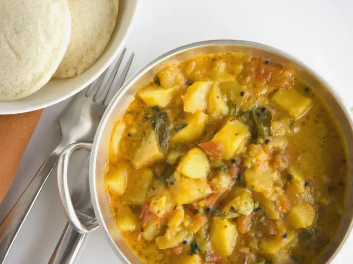 spiced potato curry