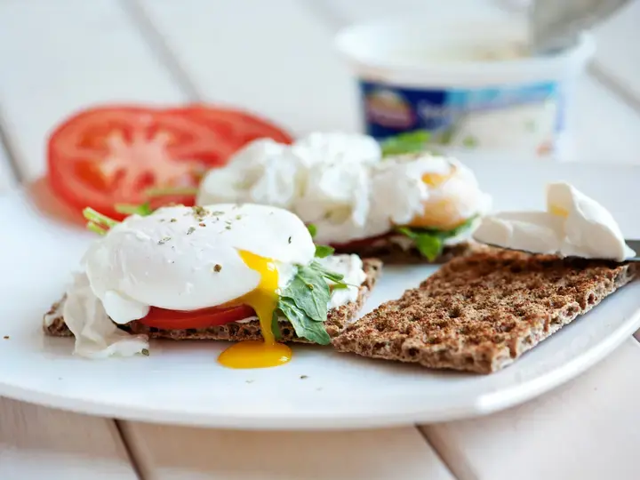 Poached eggs