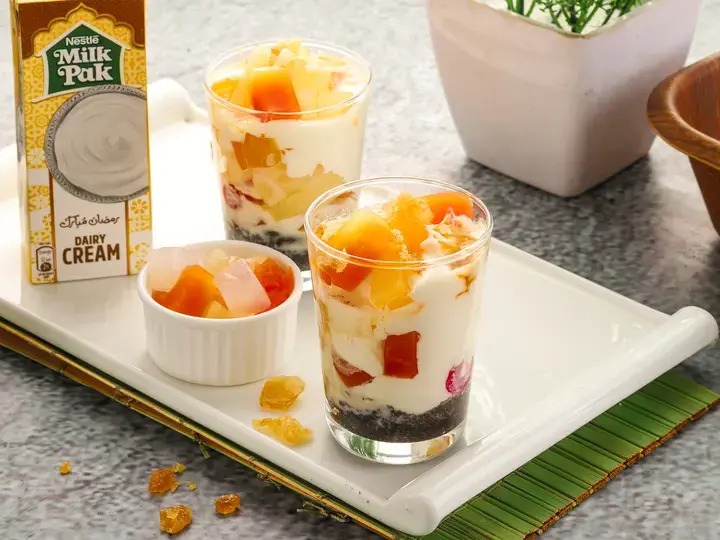 creamy fruit salad
