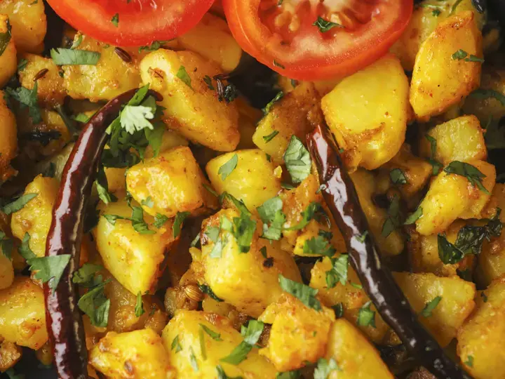 firey potao bhujia