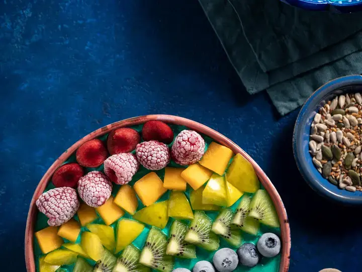 Rainbow yogurt bowl